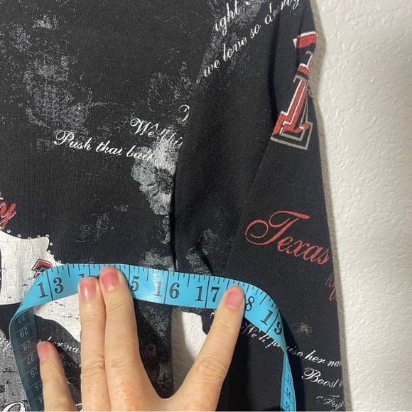 Texas Tech 3/4 Sleeve College Football Shirt Size Medium - Picture 5 of 5